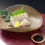 昆布じめ刺し身 天然ひらめ