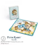 『PETER RABBIT™︎』 お花と蜂蜜 シェニール織タオルハンカチ