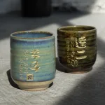 美濃焼 名入れ 寿司湯呑み
