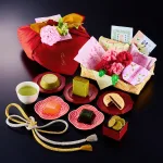 選べるフラワーギフトと抹茶わらび餅・抹茶プリン