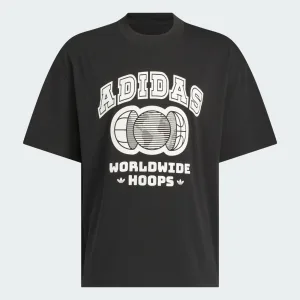 adidas／アディダス Worldwide Hoops カレッジ半袖Tシャツ