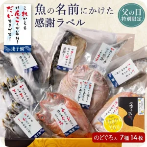 のどぐろ入り 低温熟成 博多の贅沢一夜干し７種詰め合わせ