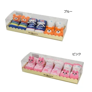 Mikihouse HotBiscuits／ミキハウスホットビスケッツ ベビーソックスパック３足セット