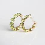 Peridot Hoop Pierce