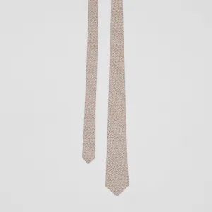 BURBERRY／バーバリー クラシックカット モノグラム シルクジャカード タイ