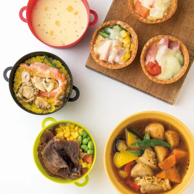 レンジでチンするだけの「スープ&洋食セット」