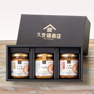 久世福商店 白米が美味しい！久世福なめ茸3種ギフト
