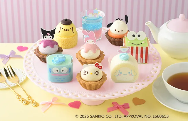 サンリオキャラがプチケーキになって大集合！ 銀座コージーコーナー ＜サンリオキャラクターズ＞スイーツコレクション