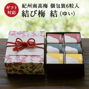 石神邑 結び梅 結 6粒入
