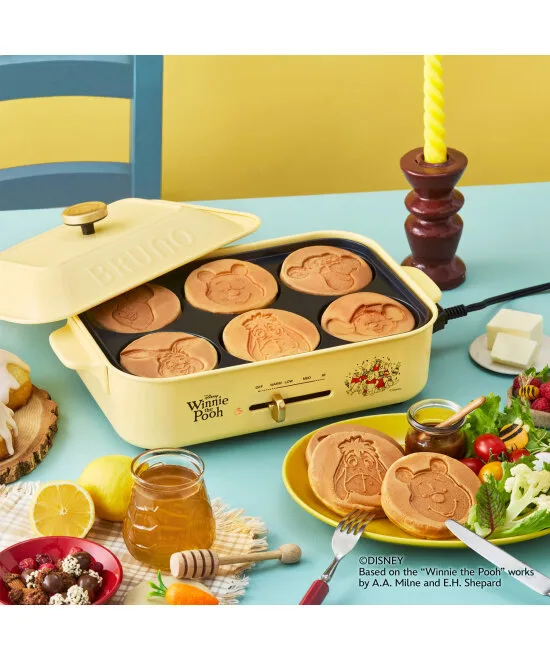 ディズニー柄のパンケーキも作れる