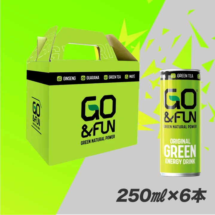 オールナチュラル成分でパワーチャージ!「GO&FUN/ゴー・アンド・ファン GREEN ENARGY DRINK」
