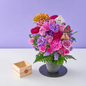 COLORFUL Flowers 花のギフト専門店 卒寿 アレンジメント