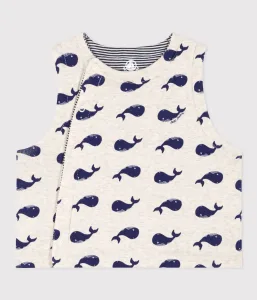 PETIT BATEAU／プチバトー リバーシブルベスト