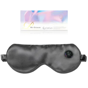 SALUA／サルア 高級シルク100% 充電式ホットアイマスク プレミアム