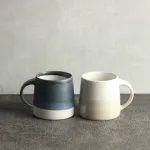 マグ ネイビー&ピンクベージュ 2個セット