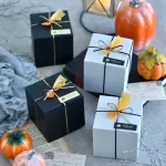 シックなハロウィンのラッピングボックス