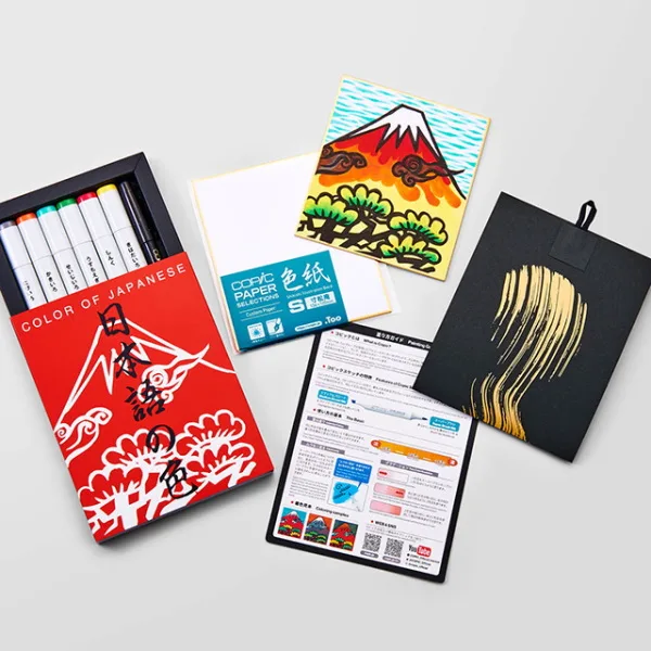 手軽に日本の色でアートを楽しめる