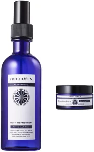 PROUDMEN.／プラウドメン スーツリフレッシャー 200ml トライアルセット (グルーミング・シトラスの香り) グルーミングバーム10gミニサイズ付