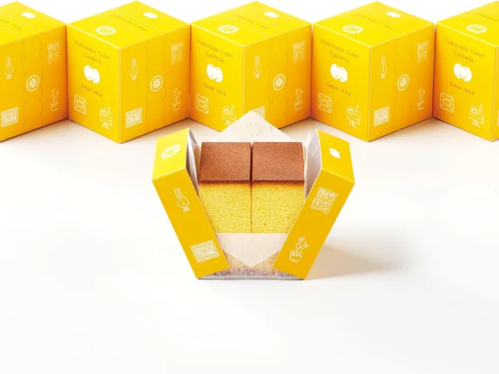 5.洗練された菓子折りなら…話題のカステラ「フクサヤキューブ」