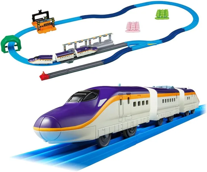初めて出会う夢の車両「プラレールセット」