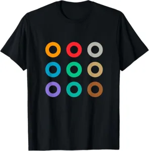 東京の地下鉄カラーTシャツ