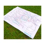 首都圏 鉄道路線図 レジャーシート