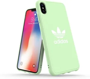 adidas／アディダス iPhone XS Max ケース アディカラーシリーズ クリアミント