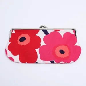marimekko／マリメッコ ミニウニッコ柄がま口ポーチ