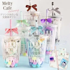 プリーズ 文房具セット（カフェドリンク風）