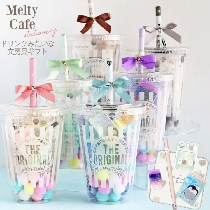 ドリンク風パッケージが楽しい「ステーショナリーセット」
