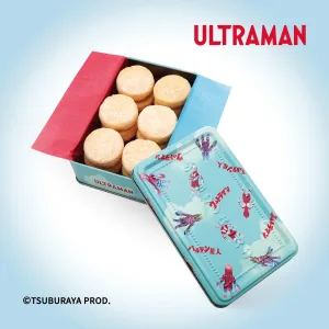 太陽ノ塔洋菓子店 タイヨウノカンカン mini ウルトラマン缶 ポルボロン