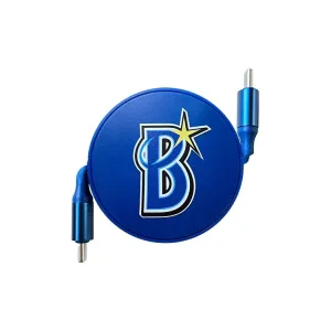 BAYSTORE 巻き取り式充電ケーブル/Bロゴ