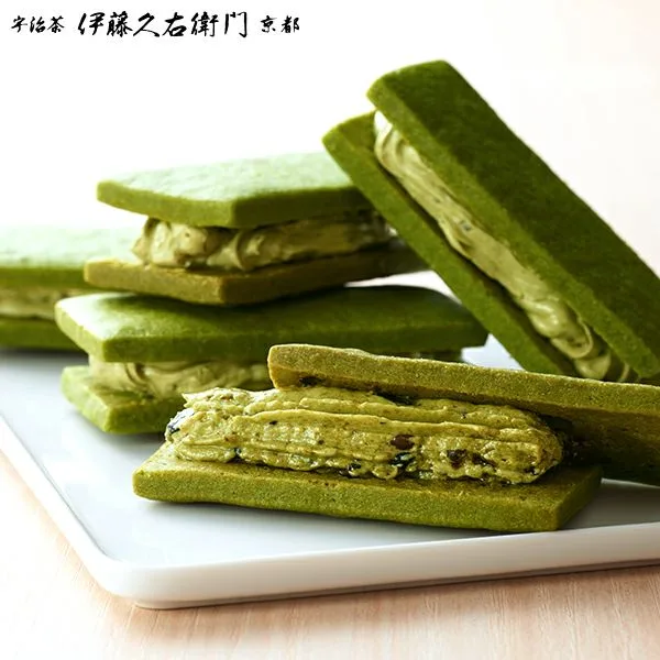 お茶の香り広がるバターサンド
