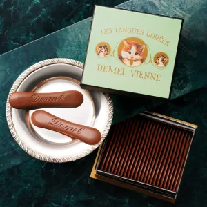 DEMEL／デメル ソリッドチョコ猫ラベル ミルク