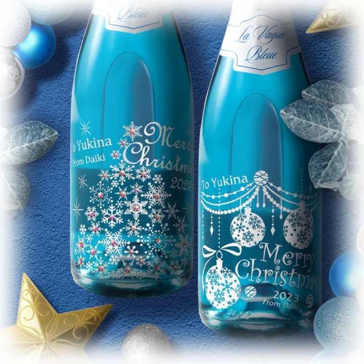 クリスマスデザインのセミオーダーメイドボトル