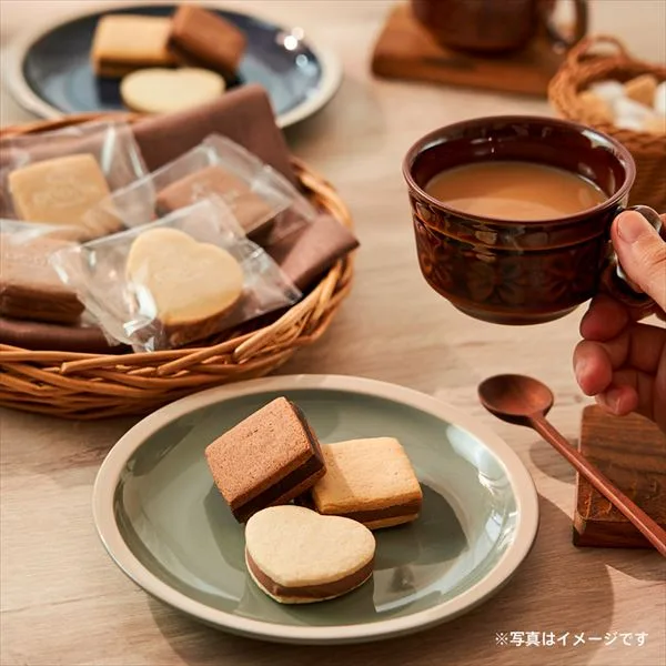 なめらかなガナッシュとサブレのハーモニー
