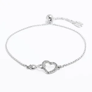 SWAROVSKI／スワロフスキー インフィニティ Infinity ハート バングル