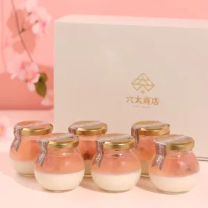 穴太商店 さくらプリン（６個入り）