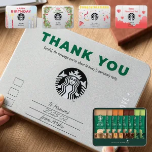 STARBUCKS／スターバックス 名入れ スターバックス 缶入り ラテスティック ギフトセット