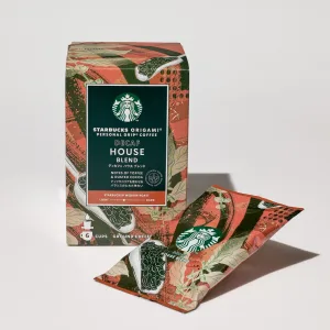 STARBUCKS COFEE／スターバックス コーヒー スターバックス オリガミ® パーソナル ドリップ® コーヒー ディカフェ ハウス ブレンド 6袋入り