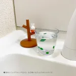 葉の模様のコップもキュート