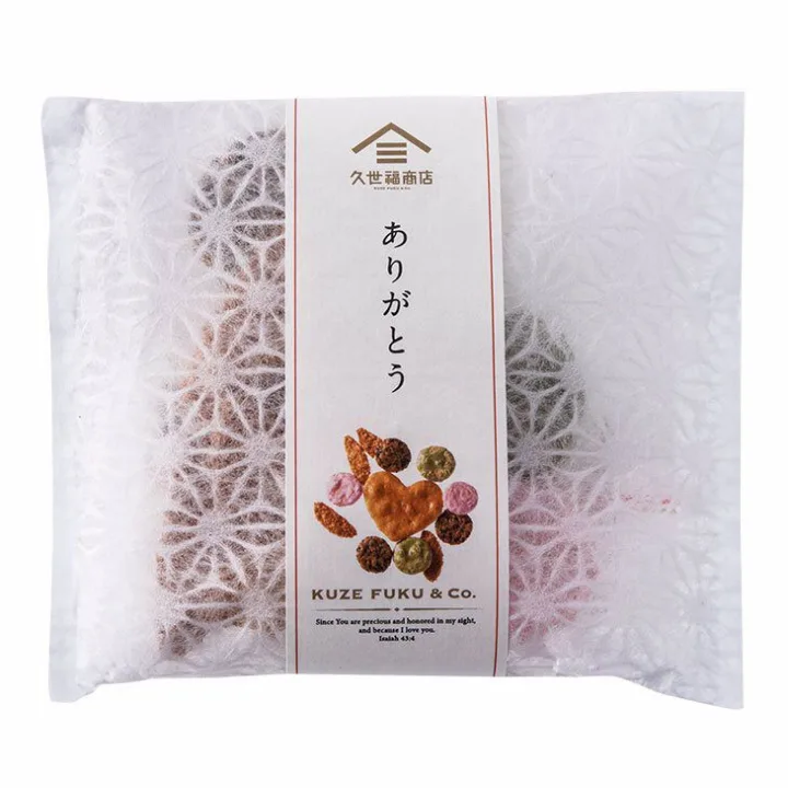 一口サイズのお煎餅入り