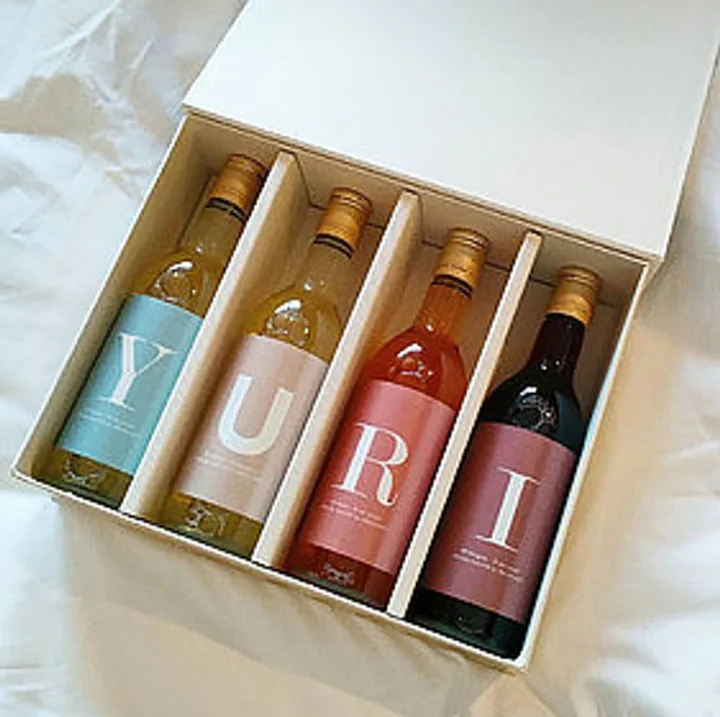 おしゃれな名入れラベルのワイン「NUMBER WINE」
