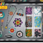 ハマビーズ ストライプアクセサリーボックス