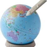 しゃべる国旗付き地球儀＆カルタ タッチミー