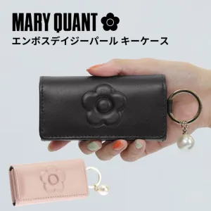 MARY QUANT／マリークワント エンボスデイジーパール キーケース