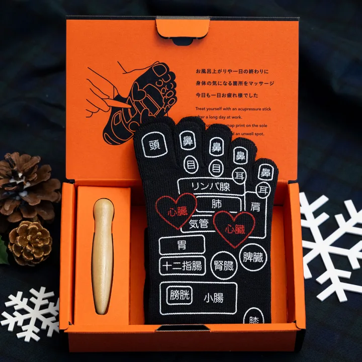 専用のツボ押しでイタ気持ちいいマッサージ