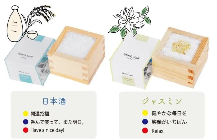 枡に隠されたメッセージにドキリ！