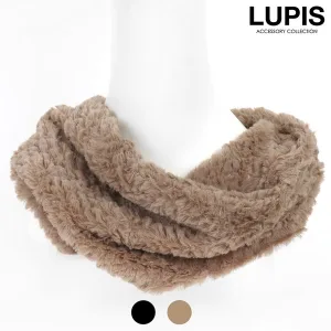 LUPIS／ルピス フェイクファースヌードマフラー