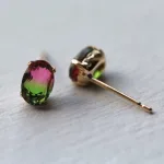 涼しげな天然石・水晶を使ったピアス